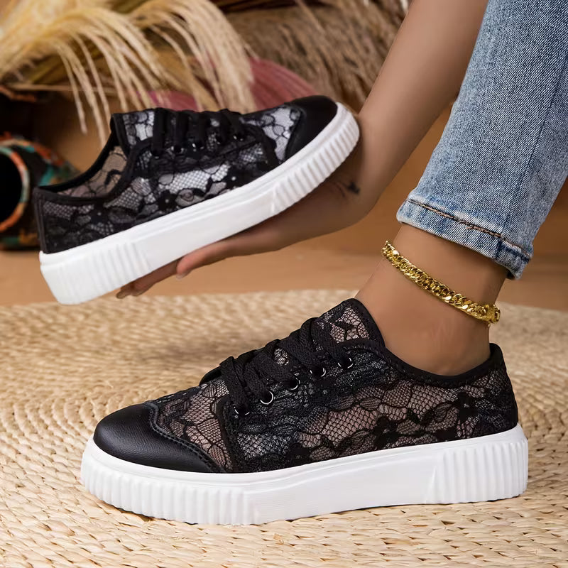 Camille | Floral Comfort Sneakers