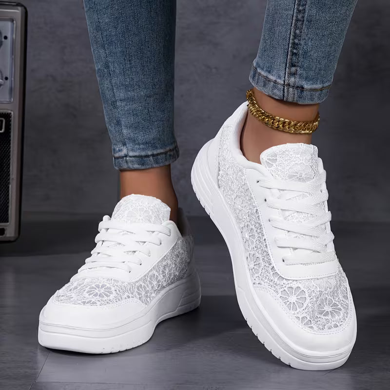 Serena | Everyday Lace Sneakers