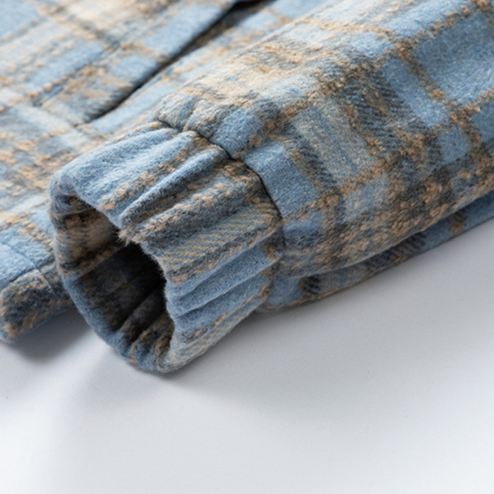 Classic Plaid Cashmere Jacket