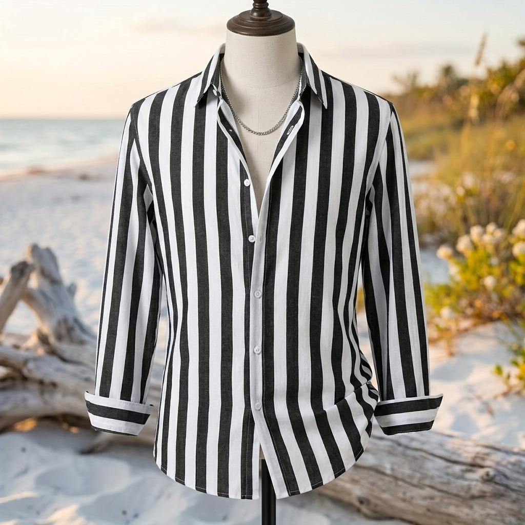 Michael | Riviera Stripe Shirt