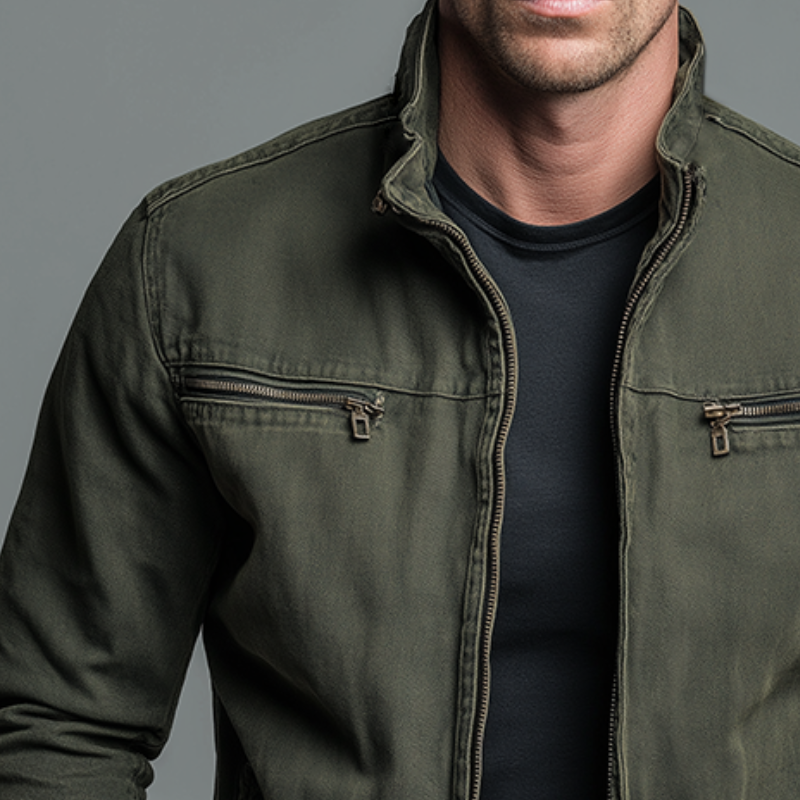 Sawyer | Vintage Cotton Zip Jacket