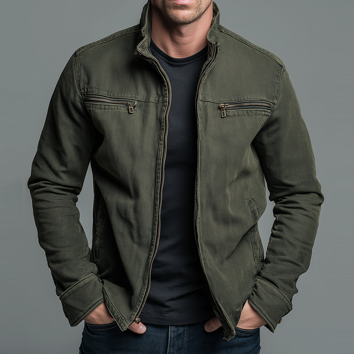 Sawyer | Vintage Cotton Zip Jacket