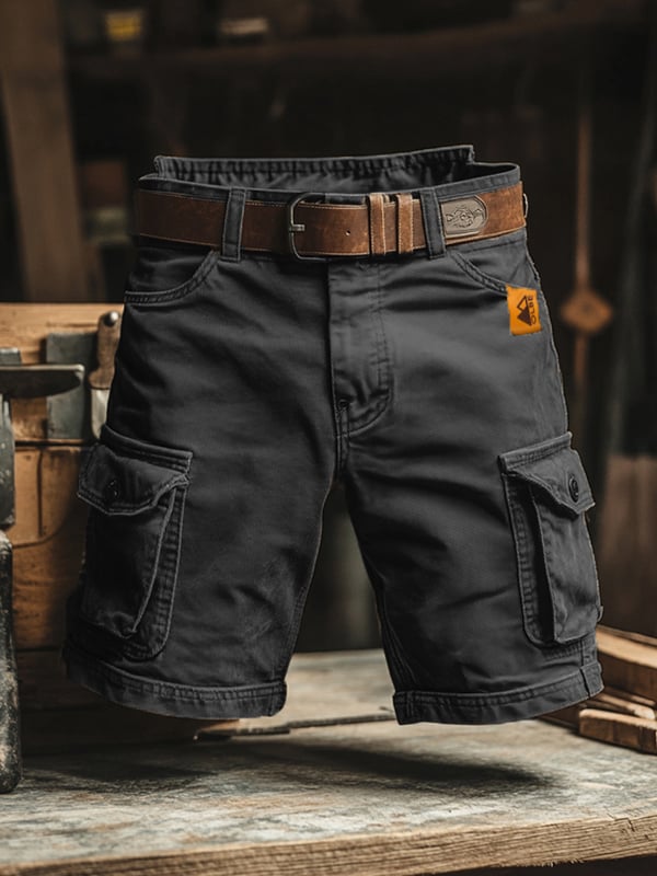 Louis | Retro cargo shorts with multiple pockets