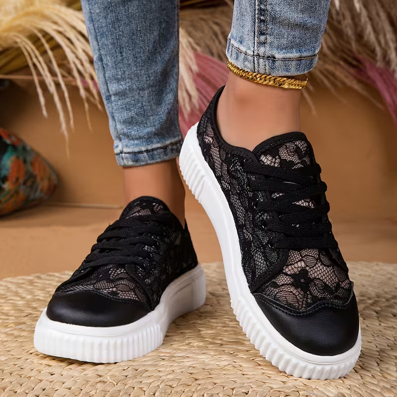 Camille | Floral Comfort Sneakers