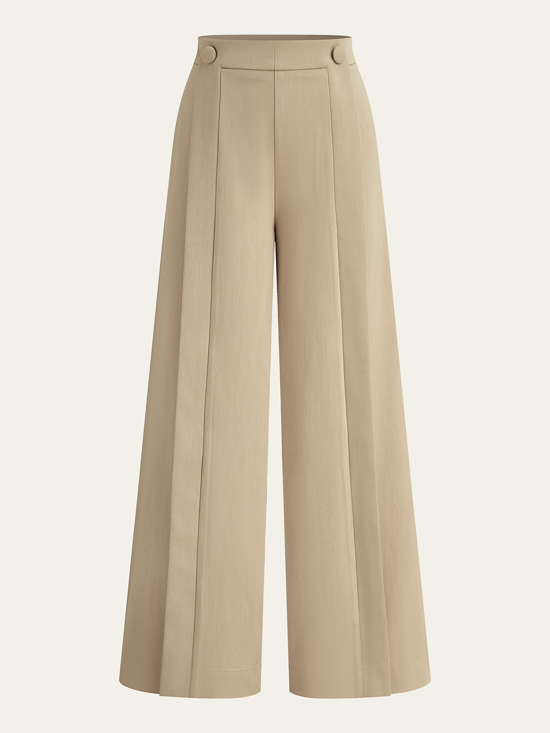 Pleated Wide-Leg Pants