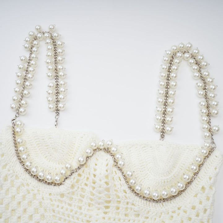 Prunelle Crochet Knit Top & Skirt Set
