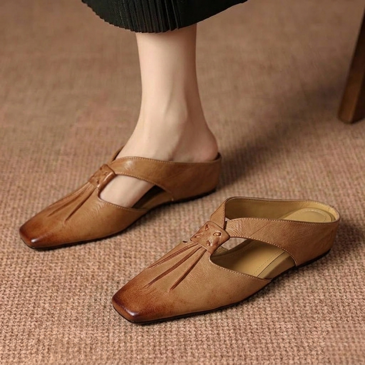Lola Genuine Leather Mules