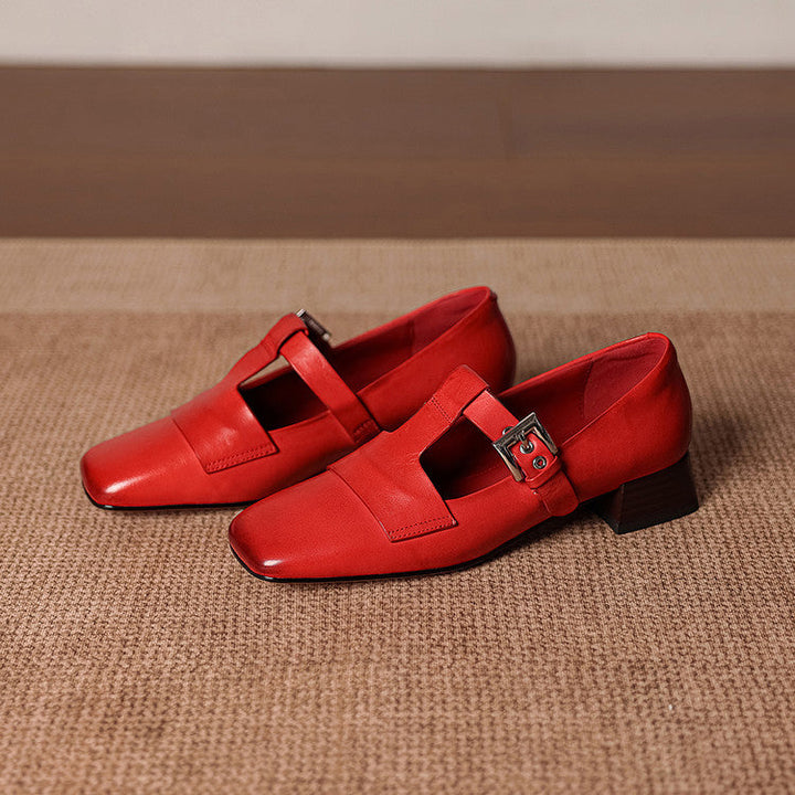 Veyra Genuine Leather Heels