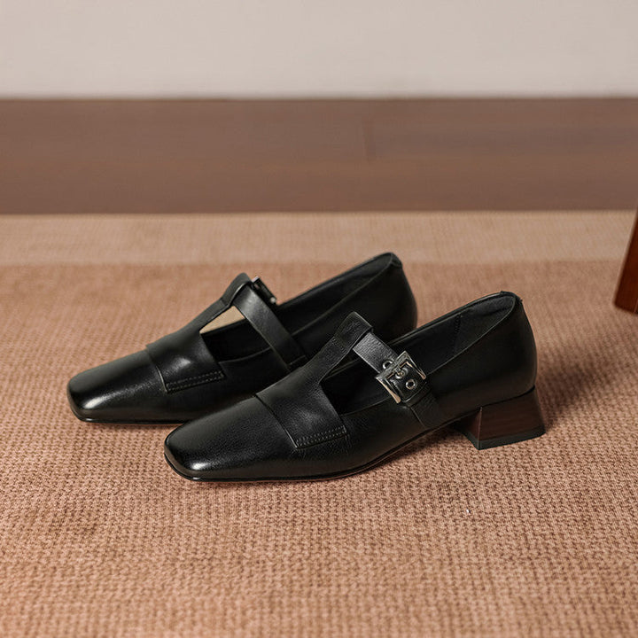 Veyra Genuine Leather Heels