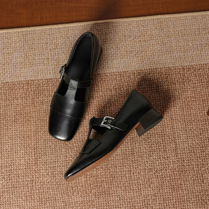 Veyra Genuine Leather Heels