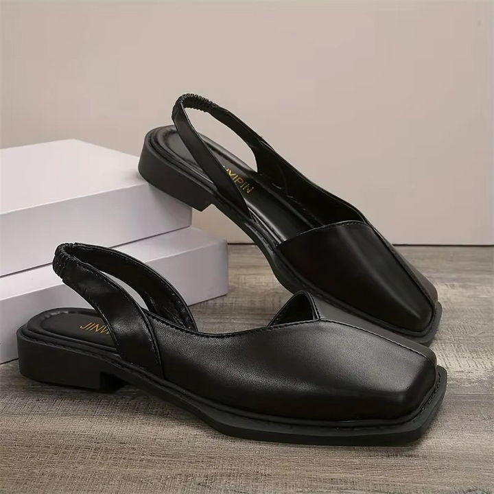 Mila Leather Flats
