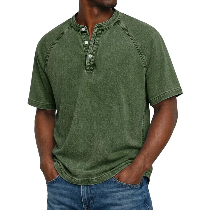 Caden | Maritime Henley Shirt