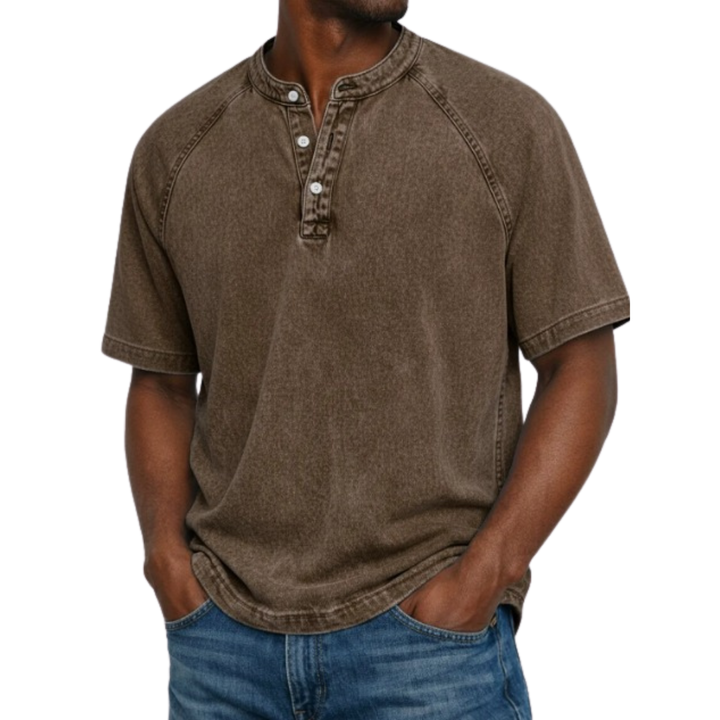 Caden | Maritime Henley Shirt