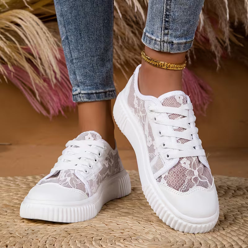 Camille | Floral Comfort Sneakers
