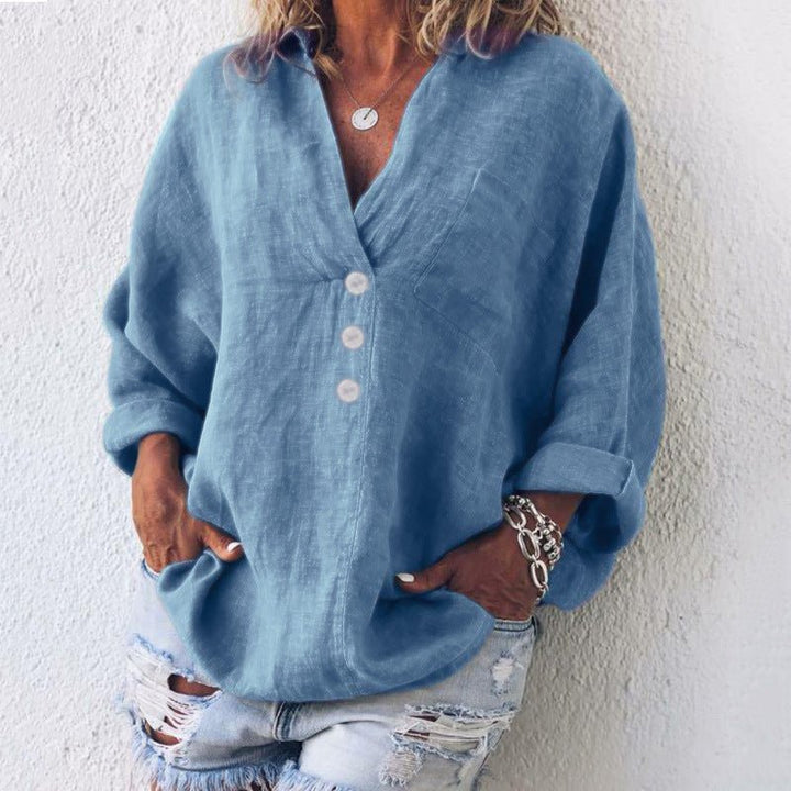 Maribel | Relaxed Buttoned Women’s Blouse