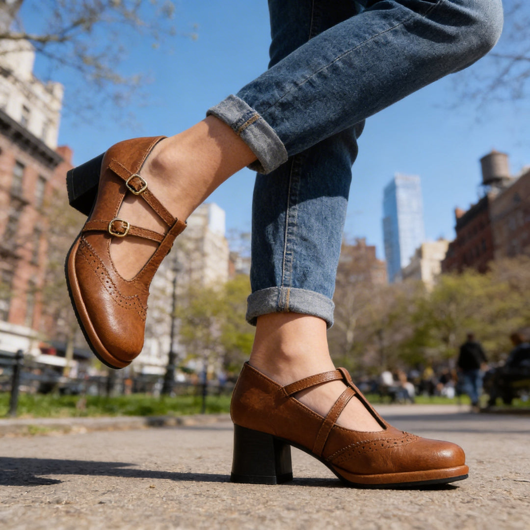 SADIE MAE BROGUE HEELS