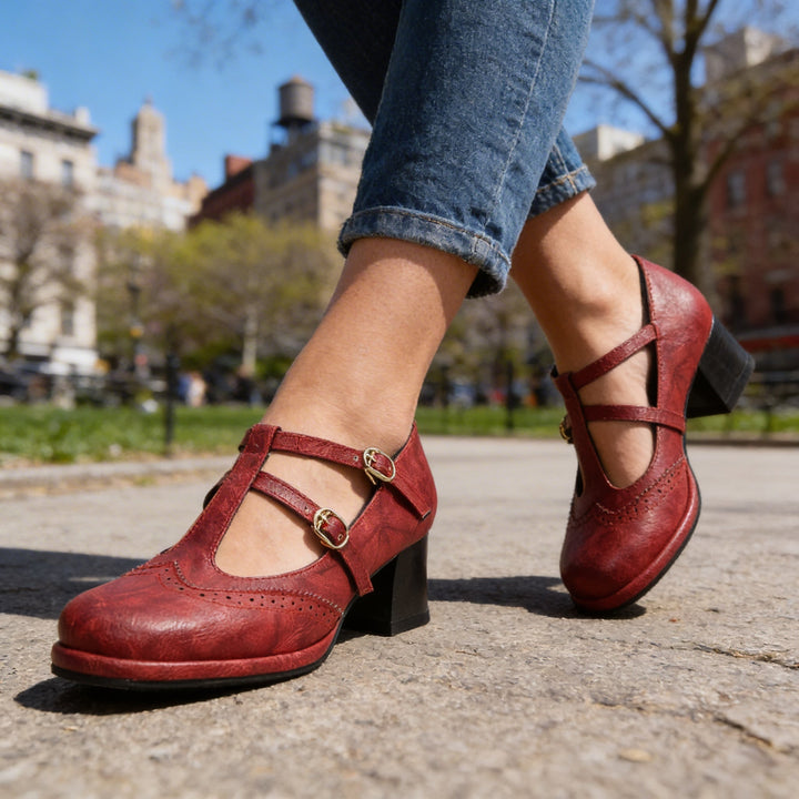 SADIE MAE BROGUE HEELS