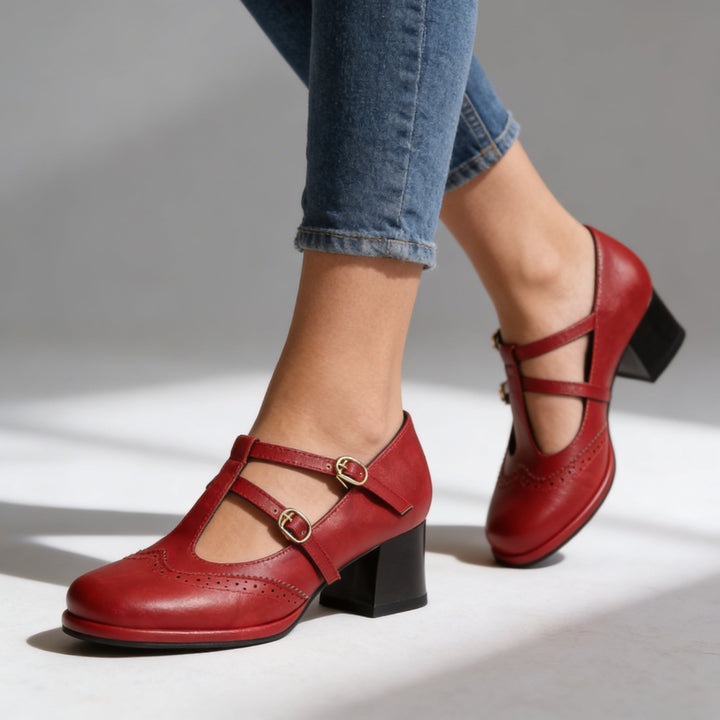 SADIE MAE BROGUE HEELS