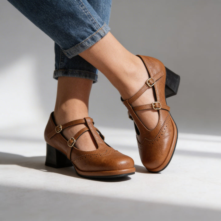 SADIE MAE BROGUE HEELS
