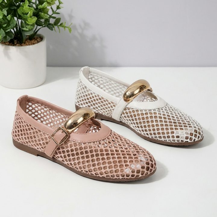 Arlena Mary Jane Flats Pink