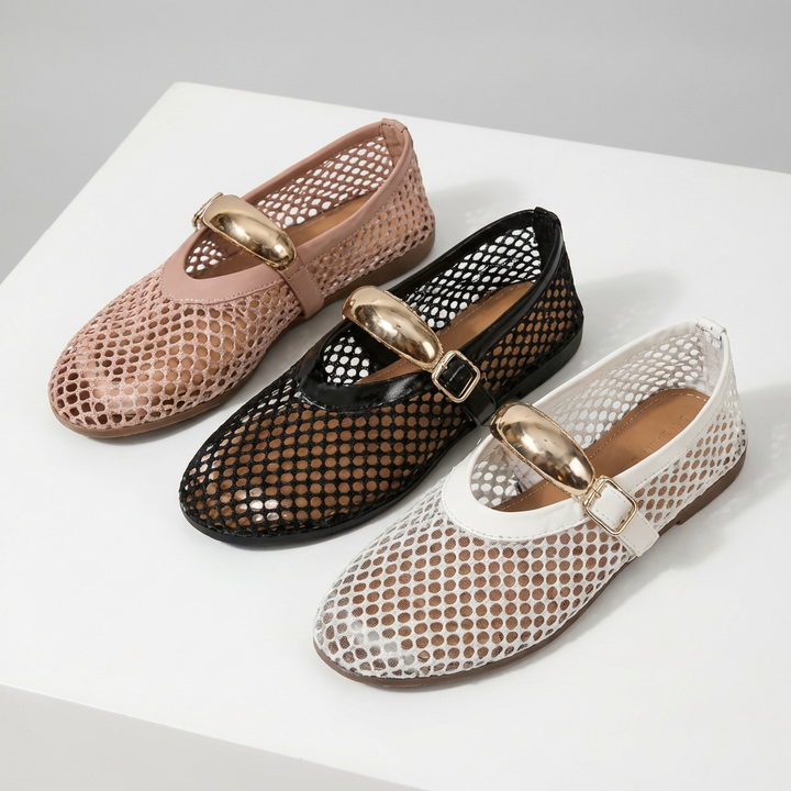 Arlena Mary Jane Flats Pink