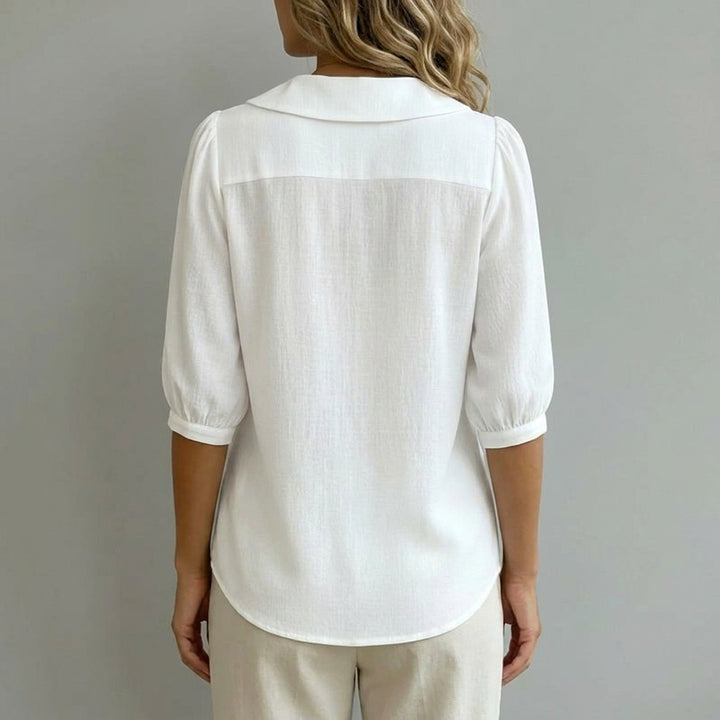 Lena | Casual Solid Colour Blouse