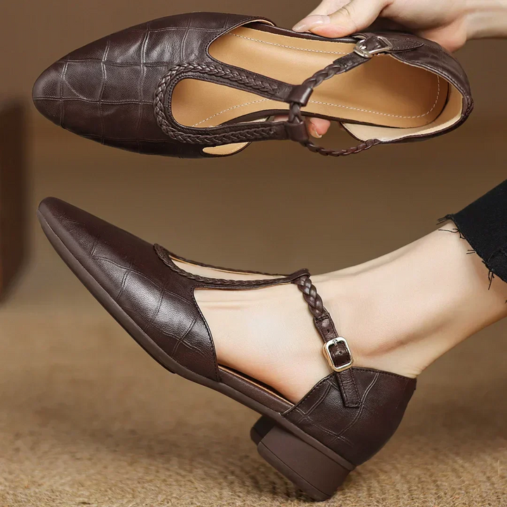 Elena Orthopaedic Leather Shoes