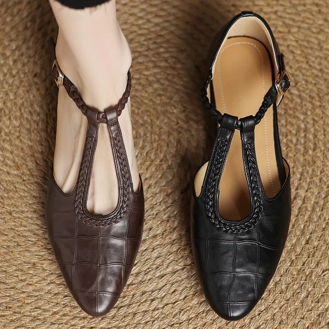Elena Orthopaedic Leather Shoes