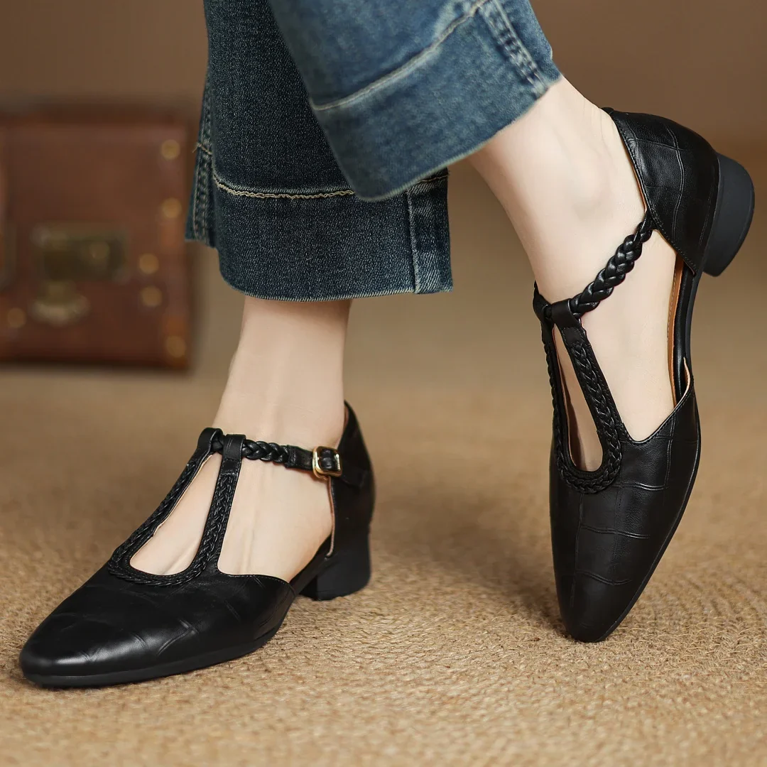 Elena Orthopaedic Leather Shoes