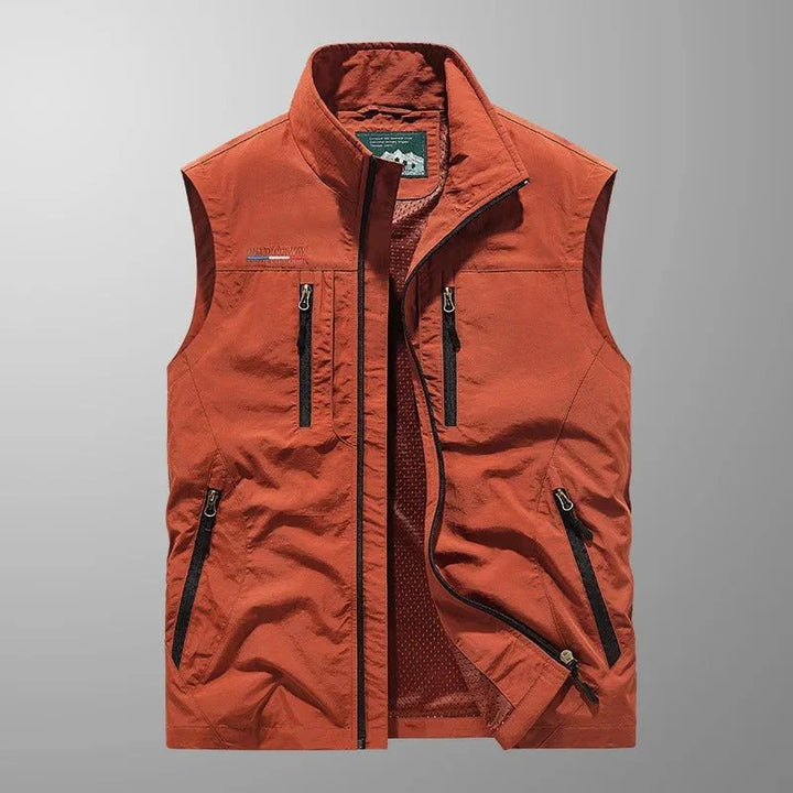 Louis | Breathable Multi-Pocket Cargo Waistcoat