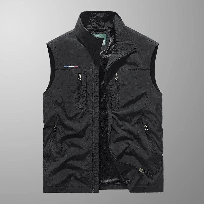 Louis | Breathable Multi-Pocket Cargo Waistcoat