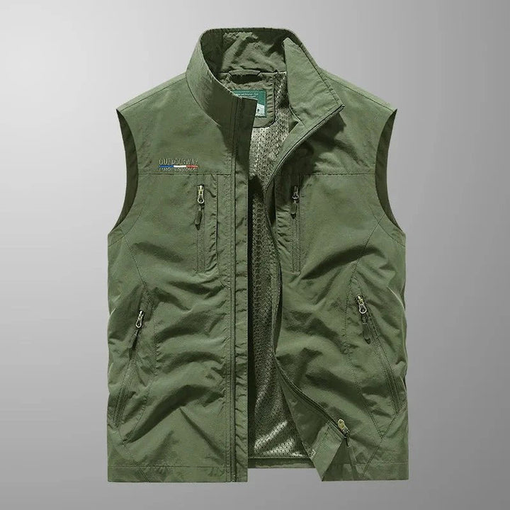 Louis | Breathable Multi-Pocket Cargo Waistcoat