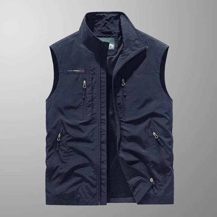 Louis | Breathable Multi-Pocket Cargo Waistcoat