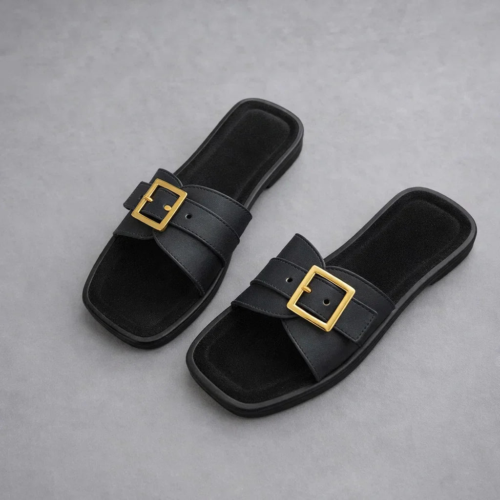 Orlina Leather Flats